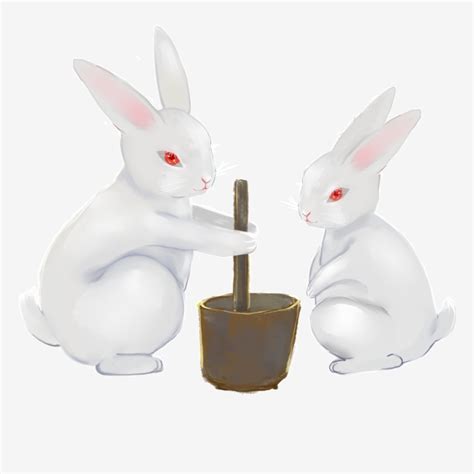 兩個火 兔子